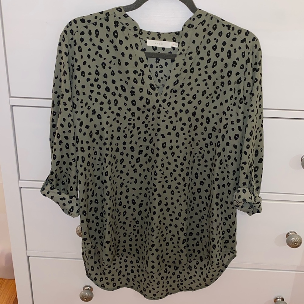 Cheetah blouse
